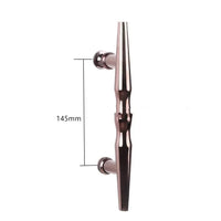 Poignée de Porte de Douche Inox, Entraxe 145 mm, Chromée, Noire ou Cuivrée, vue 6