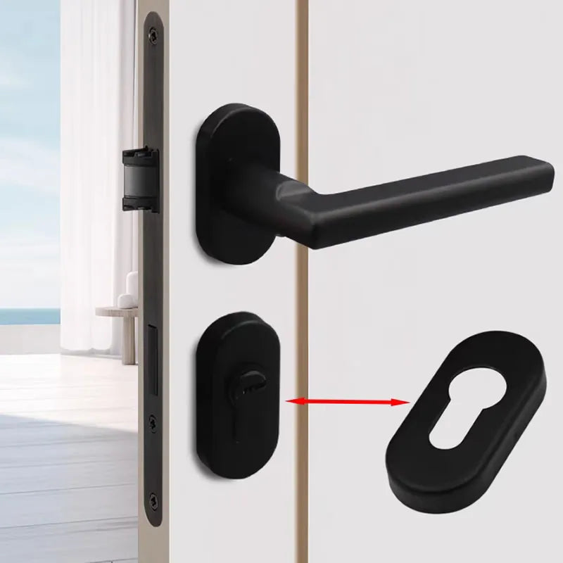 Rosace de Porte en Inox pour Cylindre, Ronde ou Ovale, 11 Modèles, vue 6