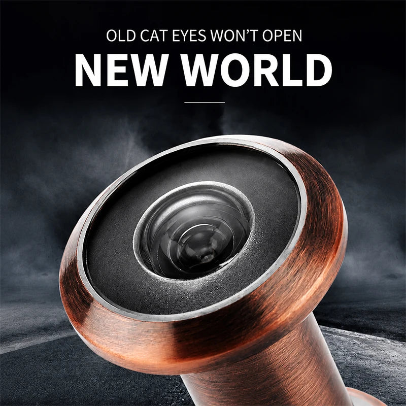 Judas de Porte Inox Brossé Grand Angle 200°, Perçage 16 ou 22 mm, vue 8