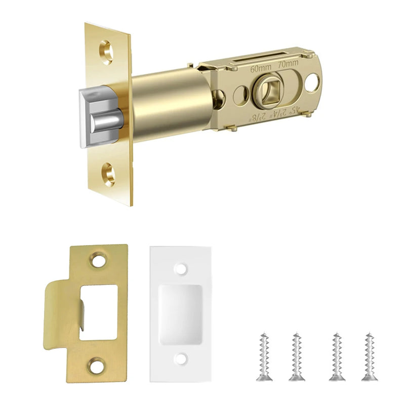 Pêne Demi-Tour Tubulaire Réglable 60 ou 70 mm pour Porte Intérieure, vue 9
