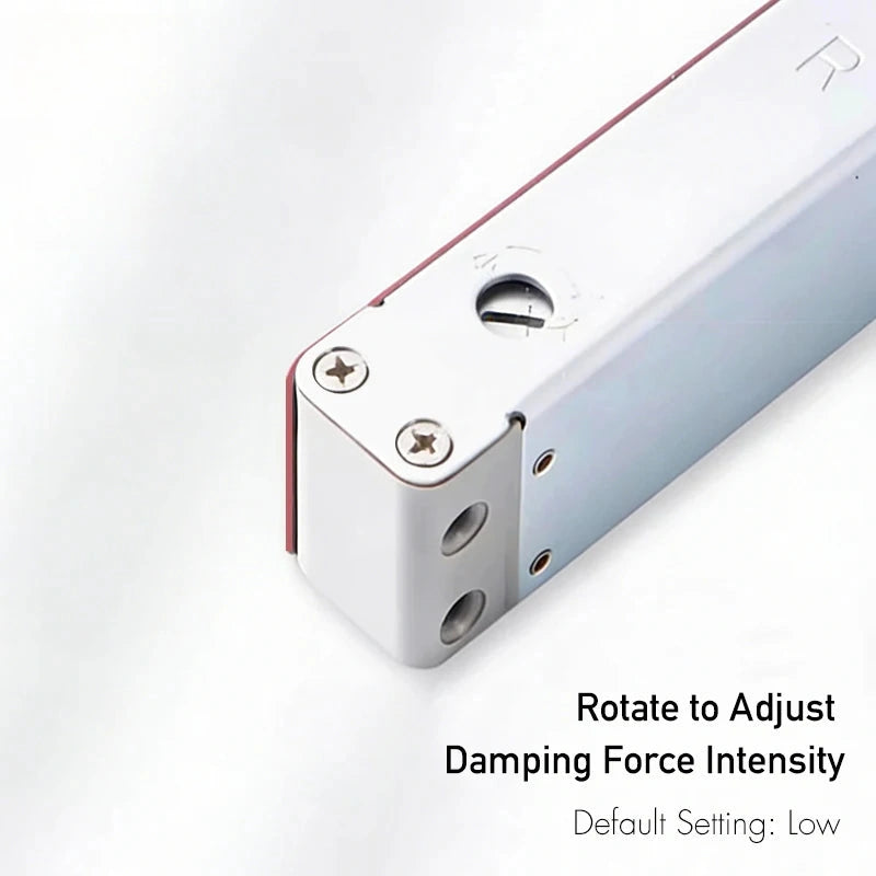 Ferme-Porte Automatique Discret Réglable, Porte 40 kg Maximum, Blanc ou Marron, vue 6