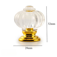Bouton de Meuble en Cristal Côtelé Forme Citrouille, 28 ou 35 mm, vue 12