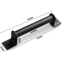 Poignée de Tirage Noire en Acier pour Porte Coulissante, 196 à 416 mm, vue 9