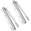 Ferme-Porte à Ressort Inox, Porte Gauche ou Droite, Plaque 150 ou 187 mm