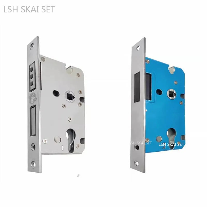 Serrure Encastrable Magnétique Silencieuse, Axe 45 à 60 mm, Entraxe 50 à 72 mm, vue 3