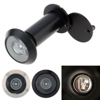 Judas de Porte en Laiton 180° avec Cache Rotatif, Perçage 14 mm