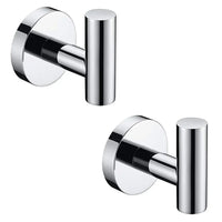 Patère de Salle de Bain Ronde en Inox 304, Lot de 2, 5 Finitions, vue 10