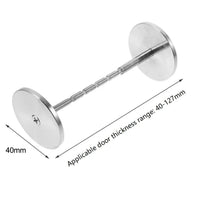 Cache Trou de Serrure en Inox, Disque de 30, 40 ou 50 mm, vue 3
