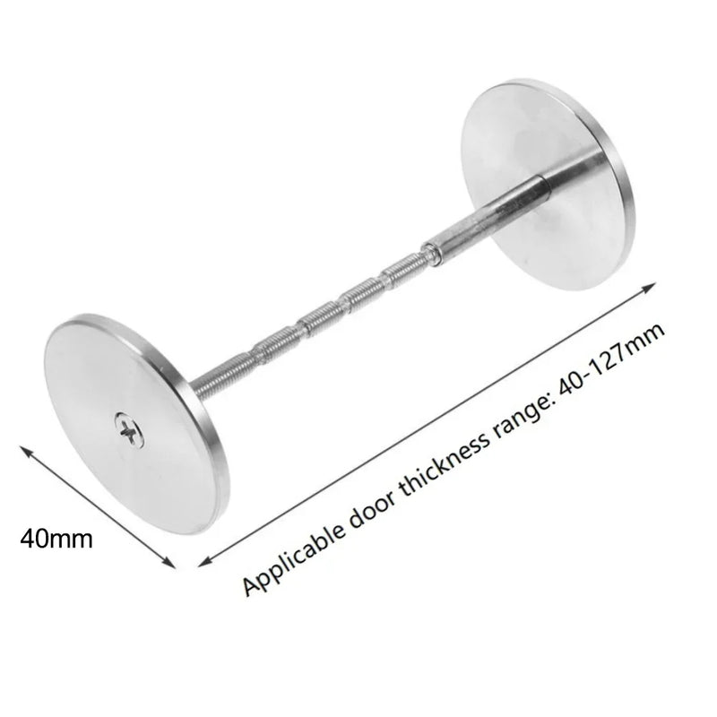 Cache Trou de Serrure en Inox, Disque de 30, 40 ou 50 mm, vue 3