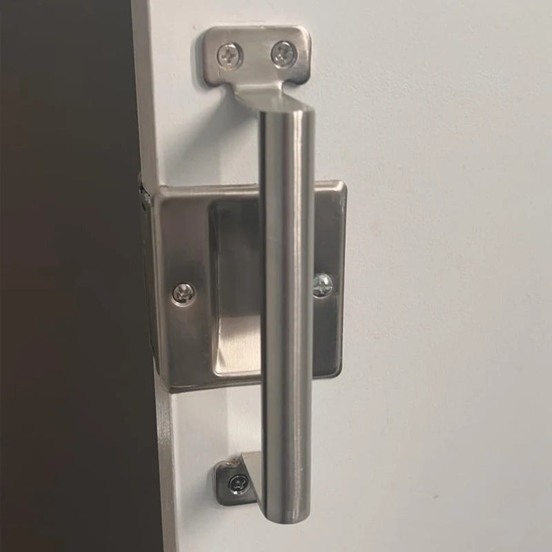Poignée de Tirage Inox pour Porte de Grange et Portillon, 125 à 185 mm, vue 4