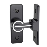 Verrou de Porte à Rotation 90° en Zamak Noir Mat, Luminescent, 80 mm, vue 3