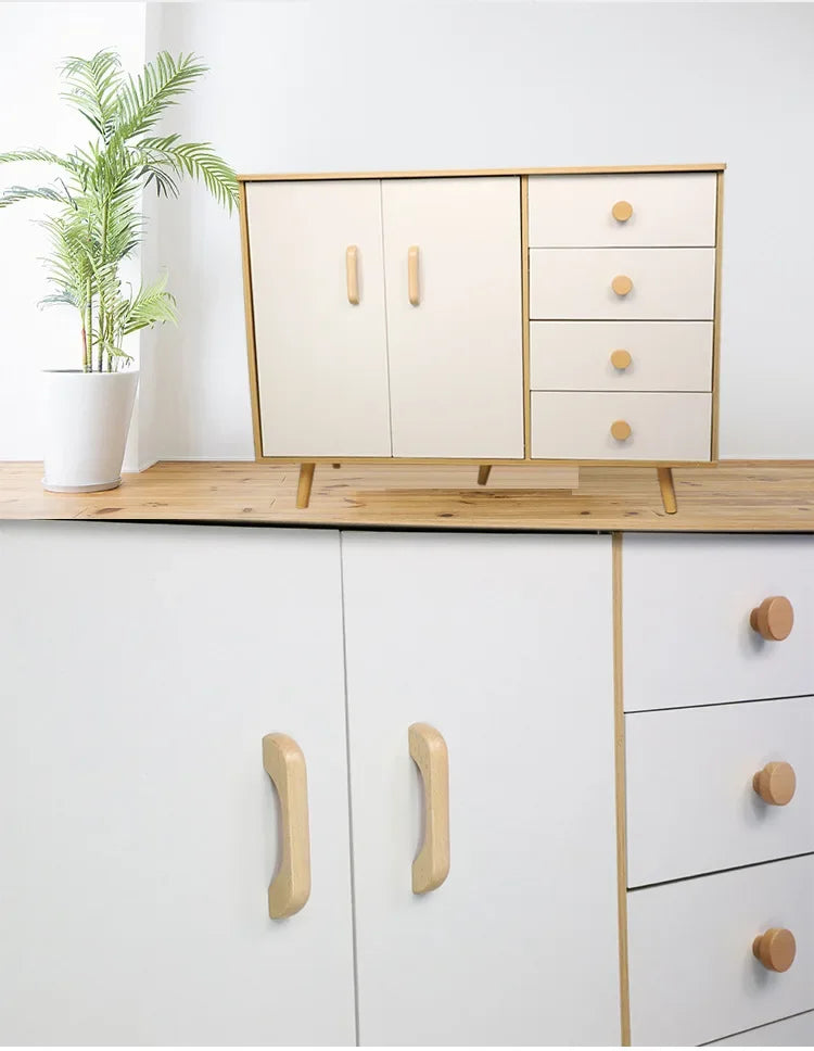 Univers des poignées Poignée de Porte d'Armoire en Bois d'Hêtre