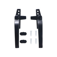 Poignée de Fenêtre Aluminium Noir ou Blanc, Béquille 113 mm, Gauche ou Droite, vue 3