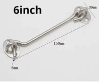 Bloque-Porte à Crochet en Inox, Noir ou Argent, 75 à 300 mm, vue 9