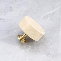 Bouton de Meuble en Marbre sur Socle Laiton, 5 Formes, vue 12