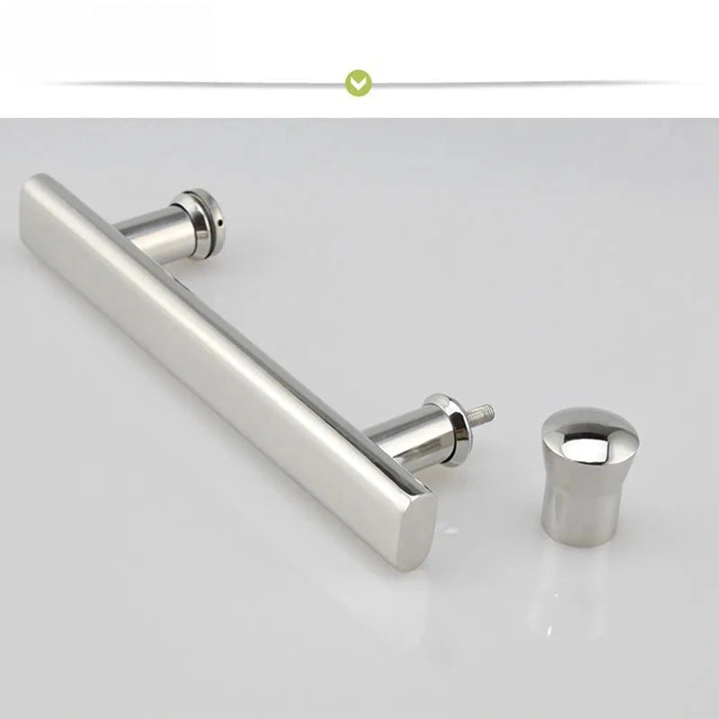 Poignée de Porte de Douche en Inox Chromé Poli, 7 Entraxes de 145 à 550 mm, vue 2