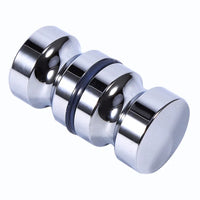 Poignée de Douche Bouton Double Face Aluminium, Verre 6 à 18 mm, vue 5