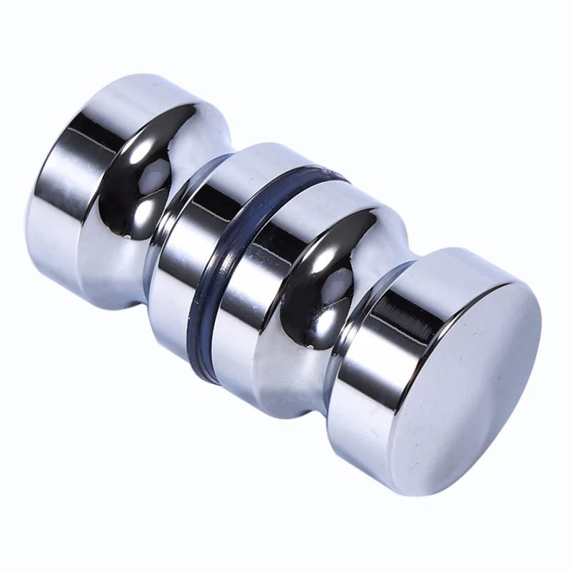 Poignée de Douche Bouton Double Face Aluminium, Verre 6 à 18 mm, vue 5