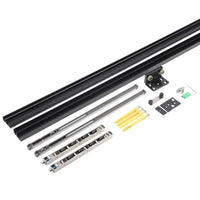 Kit Porte Coulissante Invisible Rail Aluminium de 1 m, Charge 80 kg, vue 6