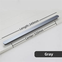 Poignée de Cuisine Plate en Aluminium Brossé, Entraxe 96 à 320 mm, vue 13