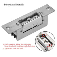 Gâche Électrique en Inox à Émission de Courant, 12 V ou 24 V, vue 4