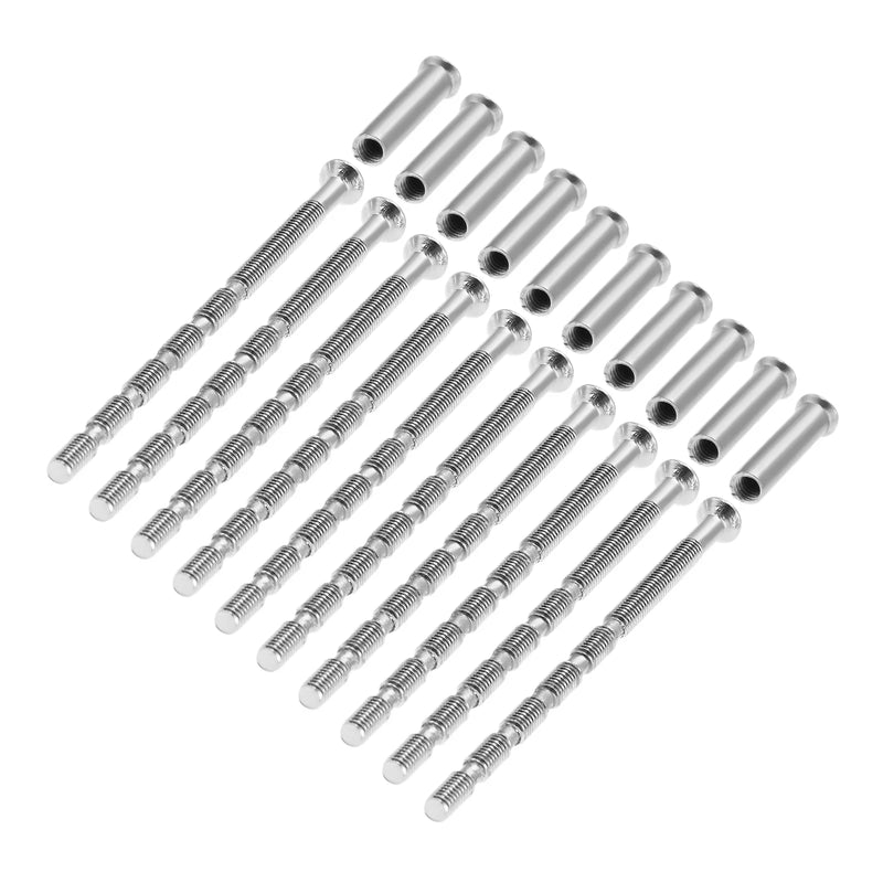 Vis de Poignée de Porte M3 x 60 mm à Manchon, Lot de 10 Jeux, Sécables, vue 2