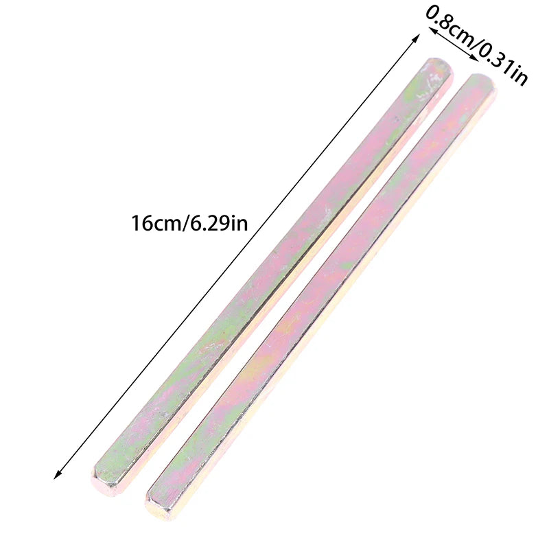 Carré de Poignée de Porte 8 x 8 mm, Lot de 2, de 60 à 160 mm, vue 7