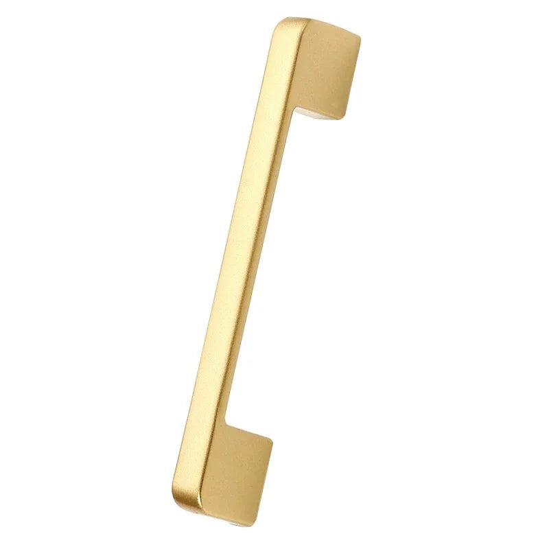 Poignée de Cuisine Dorée ou Nickel Brossé en Zinc, Entraxe 96 à 320 mm, vue 4
