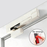 Ferme-Porte Automatique Discret Réglable, Porte 40 kg Maximum, Blanc ou Marron