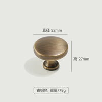 Poignées et Boutons de Meuble en Laiton Bronze Antique à la Pièce, 24 Articles, vue 8