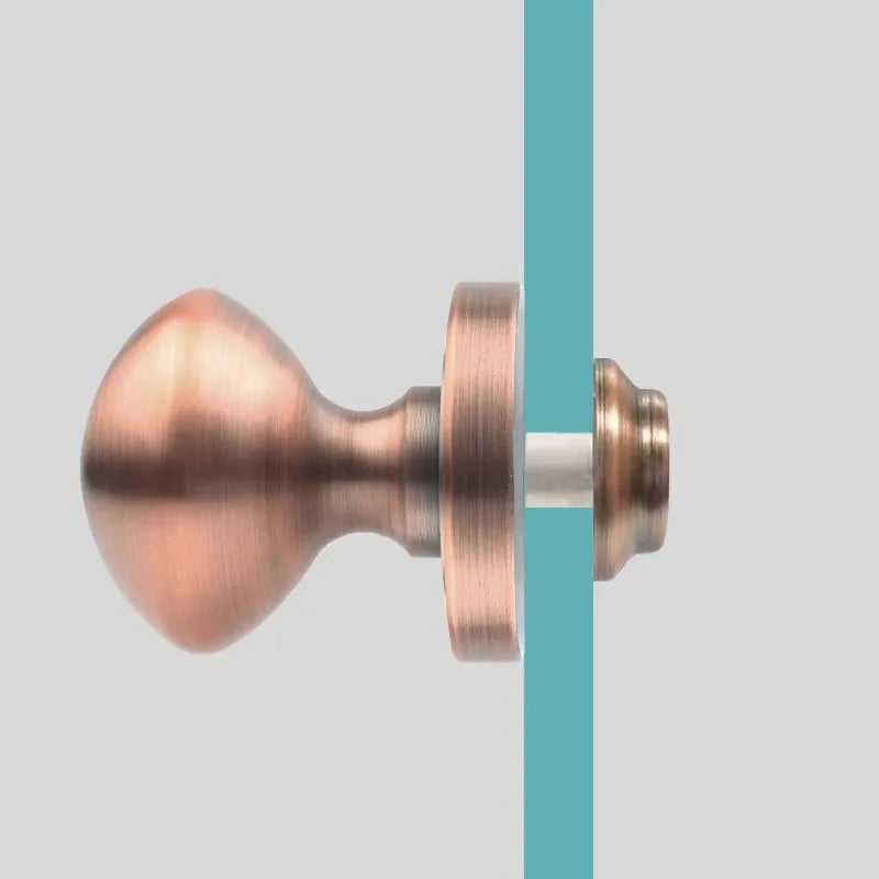 Bouton de Porte Ovale en Zamak pour Porte en Verre ou en Bois, 4 Couleurs, vue 8