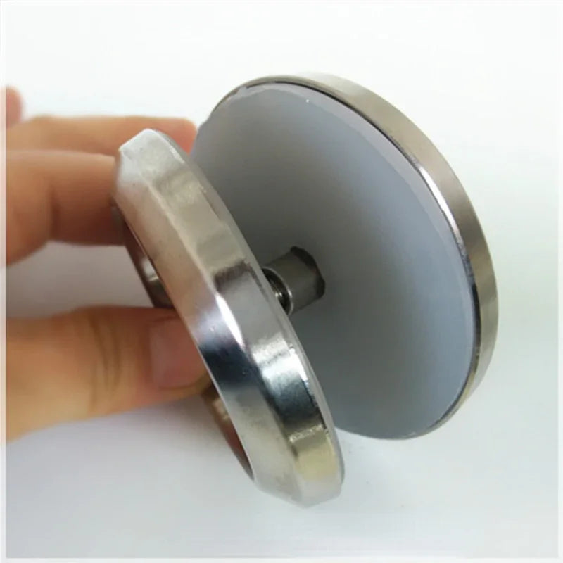 Poignée Cuvette Ronde Inox pour Porte Coulissante en Verre, Ø 68 mm, vue 5