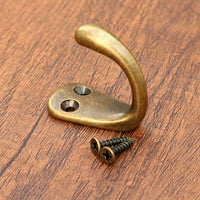 Patère Murale Crochet en Laiton, Doré ou Bronze Antique, 3,5 x 2 cm, vue 6