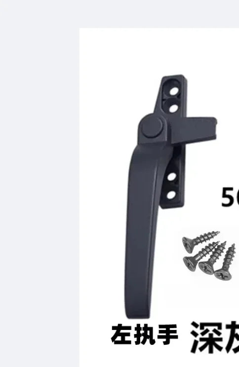 Poignée de Fenêtre en Aluminium Type 50, Béquille en 7, Gauche ou Droite, vue 13
