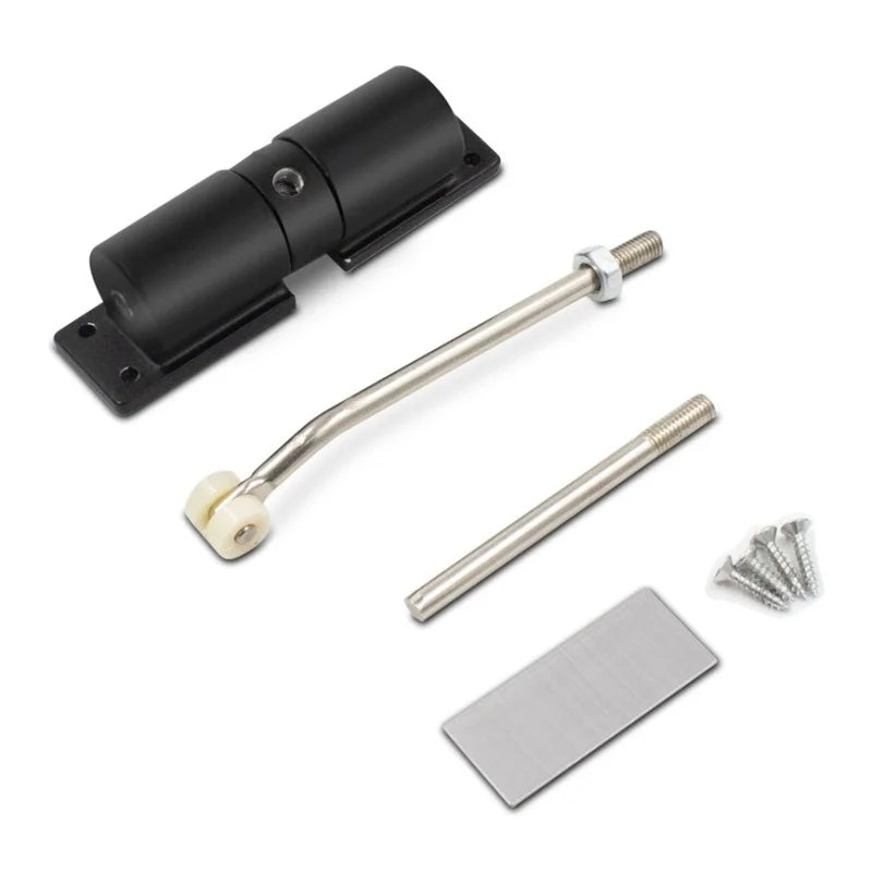 Ferme-Porte à Ressort Réglable en Aluminium, Corps Rond 130 mm ou Carré 100 mm, vue 5