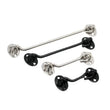 Bloque-Porte à Crochet en Inox, Noir ou Argent, 75 à 300 mm