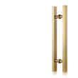 Barre de Tirage Carrée Inox Doré, 500 mm pour Porte Vitrée