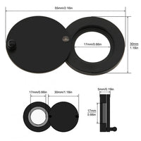 Cache Judas de Porte Pivotant Autocollant, Ouverture 17 mm, 5 Finitions, vue 9
