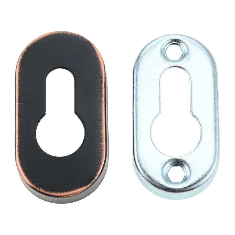 Rosace Cache Entrée de Clé Ronde 53 mm ou Ovale, Cylindre Européen, vue 6