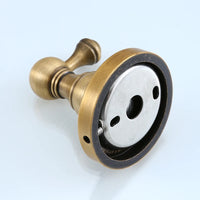 Patère Salle de Bain Murale Vintage en Bronze Vieilli, Platine Ronde de 6,5 cm, vue 4