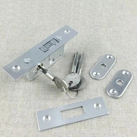 Serrure à Crochet Encastrable pour Porte Coulissante, Façade 108 x 23 mm, vue 2