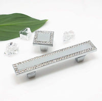 Poignée de Meuble Chromée à Strass, Entraxe 64 ou 96 mm, vue 4
