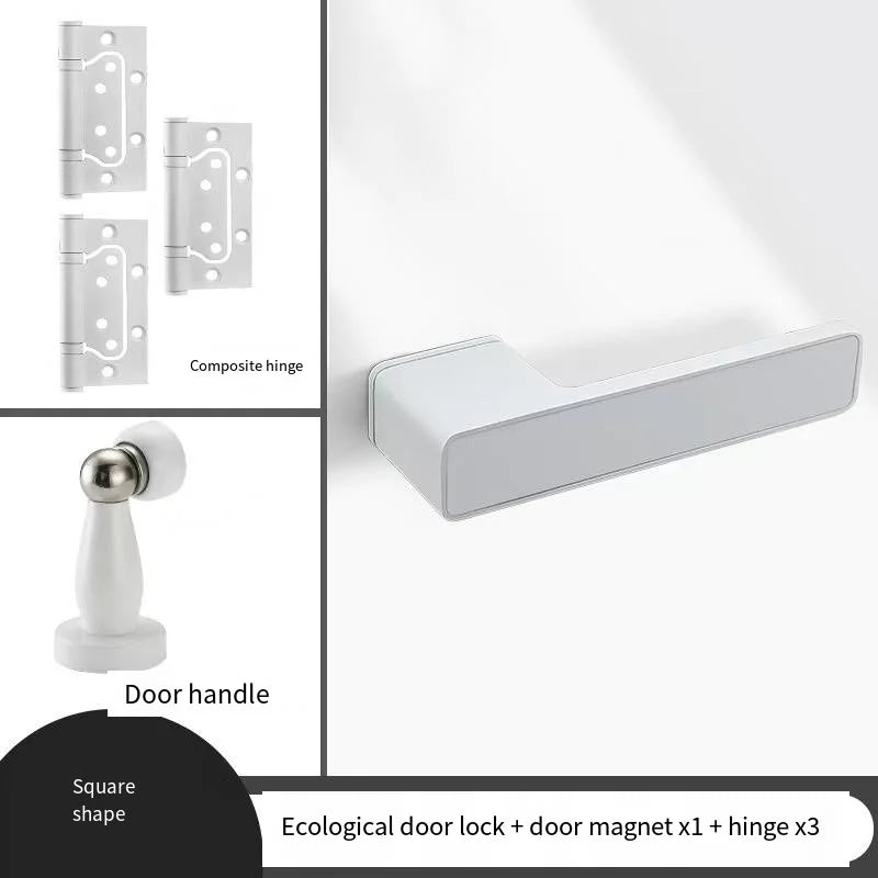 Poignée de Porte Magnétique à Clé, Béquille Carrée ou Ronde, 3 Coloris, vue 5