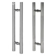 Poignée de Tirage en H en Inox pour Porte Vitrée, 280, 300 ou 500 mm