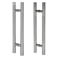 Poignée de Tirage en H en Inox pour Porte Vitrée, 280, 300 ou 500 mm