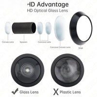 Judas de Porte Grand Angle 220° en Verre Optique, Perçage 16 mm, vue 7