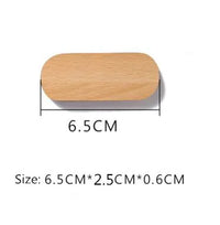 Porte-Clés Mural Aimanté en Bois, Hêtre ou Noyer Noir, 3 Longueurs, vue 9