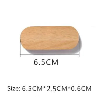 Porte-Clés Mural Aimanté en Bois, Hêtre ou Noyer Noir, 3 Longueurs, vue 9