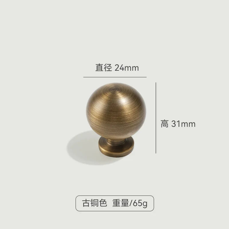 Poignées et Boutons de Meuble en Laiton Bronze Antique à la Pièce, 24 Articles, vue 10