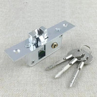 Serrure à Crochet Encastrable pour Porte Coulissante, Façade 108 x 23 mm, vue 5